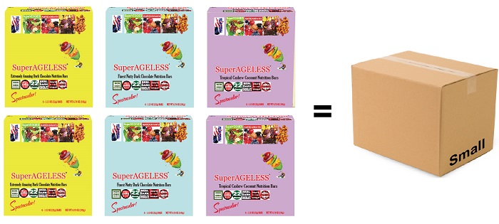 Two Caddies of each Flavor = One Small Box